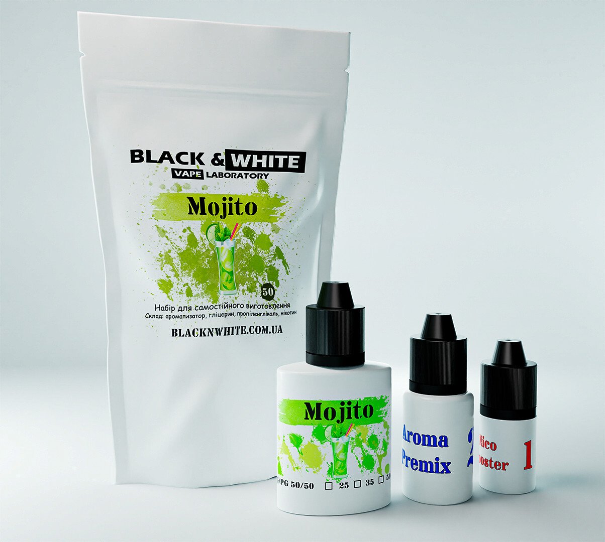 Премикс набор Black&White Mojito, 25 мг