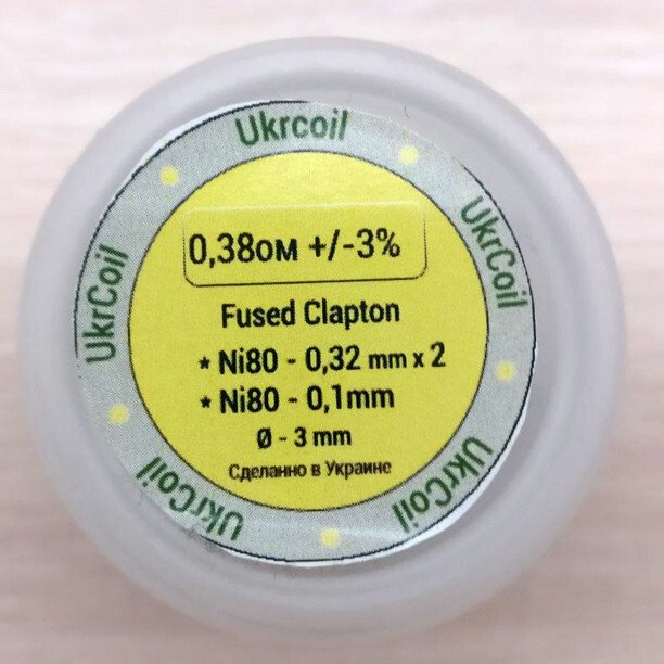 Ukrcoil Fused Clapton Fused Clapton 0.38 Ω