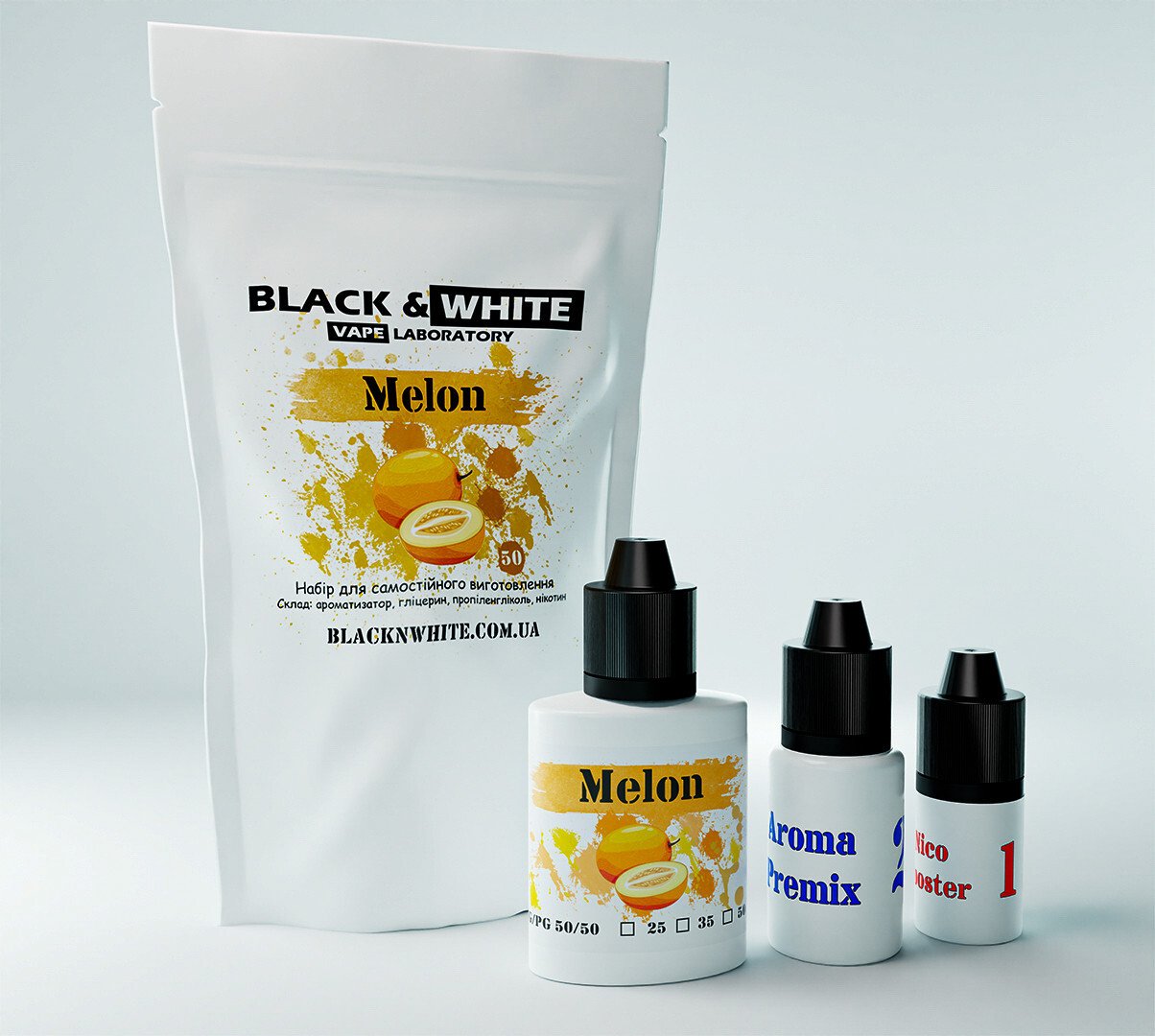Премикс набор Black&White Melon, 50 мг