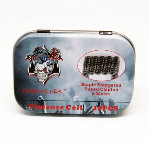 Готовые спирали Demon Killer Staple Staggered Fused Clapton Coil