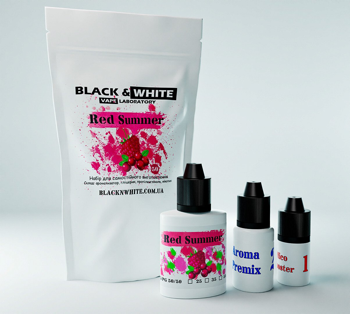 Премикс набор Black&White Red summer, 25 мг