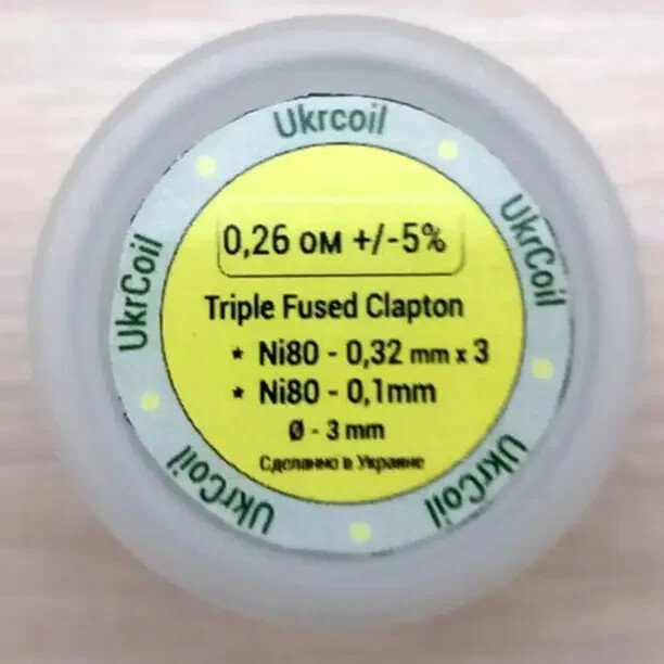 Ukrcoil Triple Fused Clapton Triple Fused Clapton 0.26 Ω