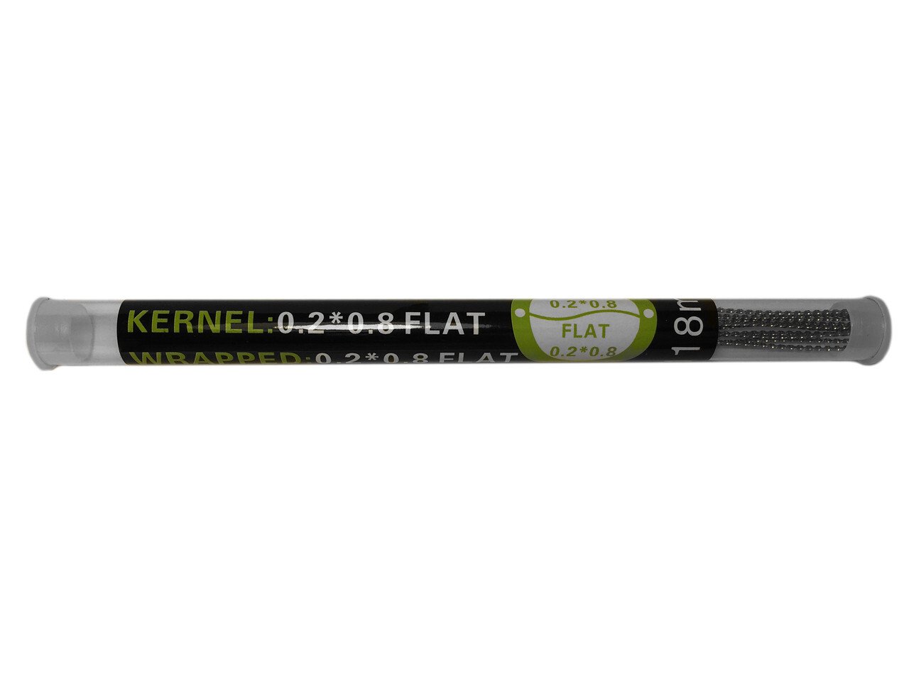 Flat twisted wire