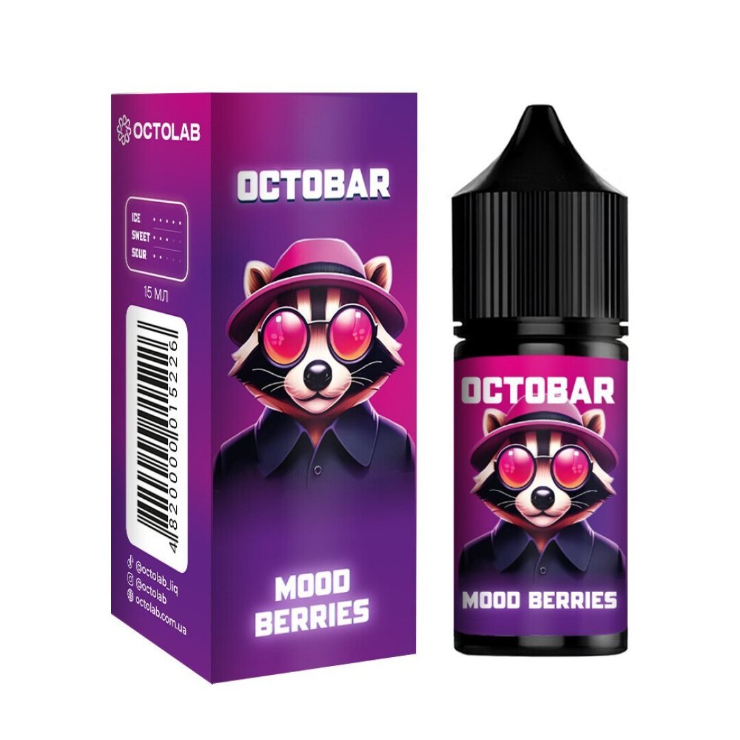 Безнікотиновий набір Octobar NFT Mood Berries 15мл