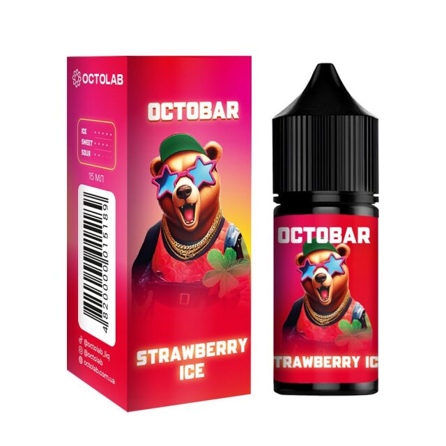 Безникотиновый набор Octobar NFT Strawberry Ice 15мл